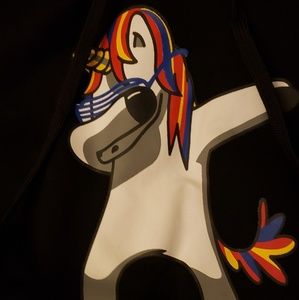 Kids Hoodie Sweatshirt Dabbing Unicorn